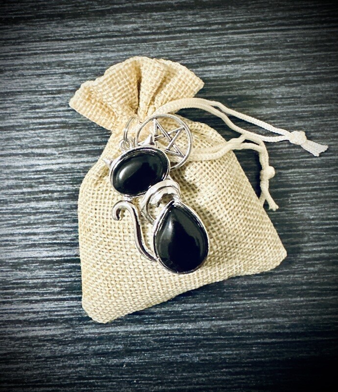 BLACK CAT MAGICK Witches' Conjure Bag