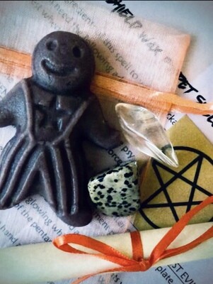 WITCHES’ SHIELD Wax Poppet Ritual Kit