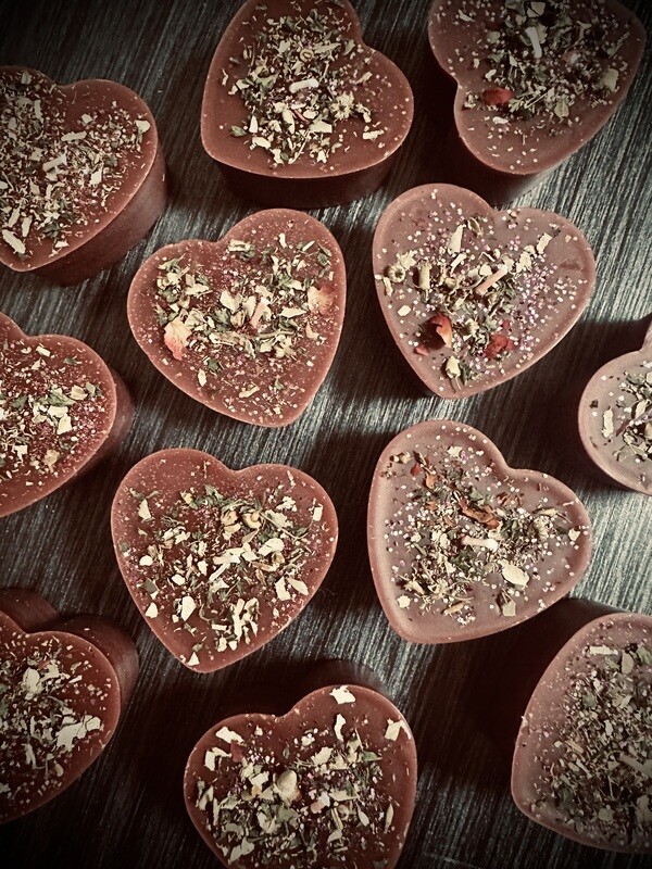 HEART SHAPED FIXED CANDLES (Healing a Broken Heart)