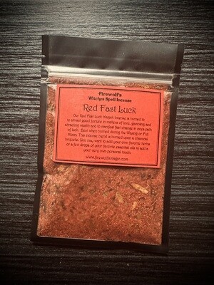 RED FAST LUCK MAGICK Witches’ Ritual Incense