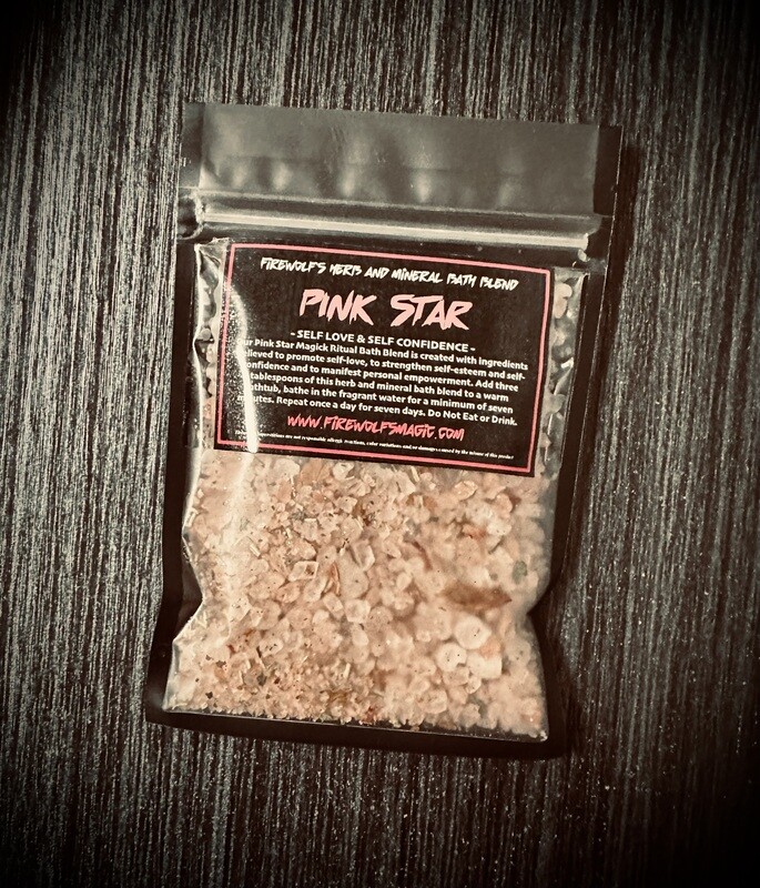 PINK STAR MAGICK Ritual Bath Blend