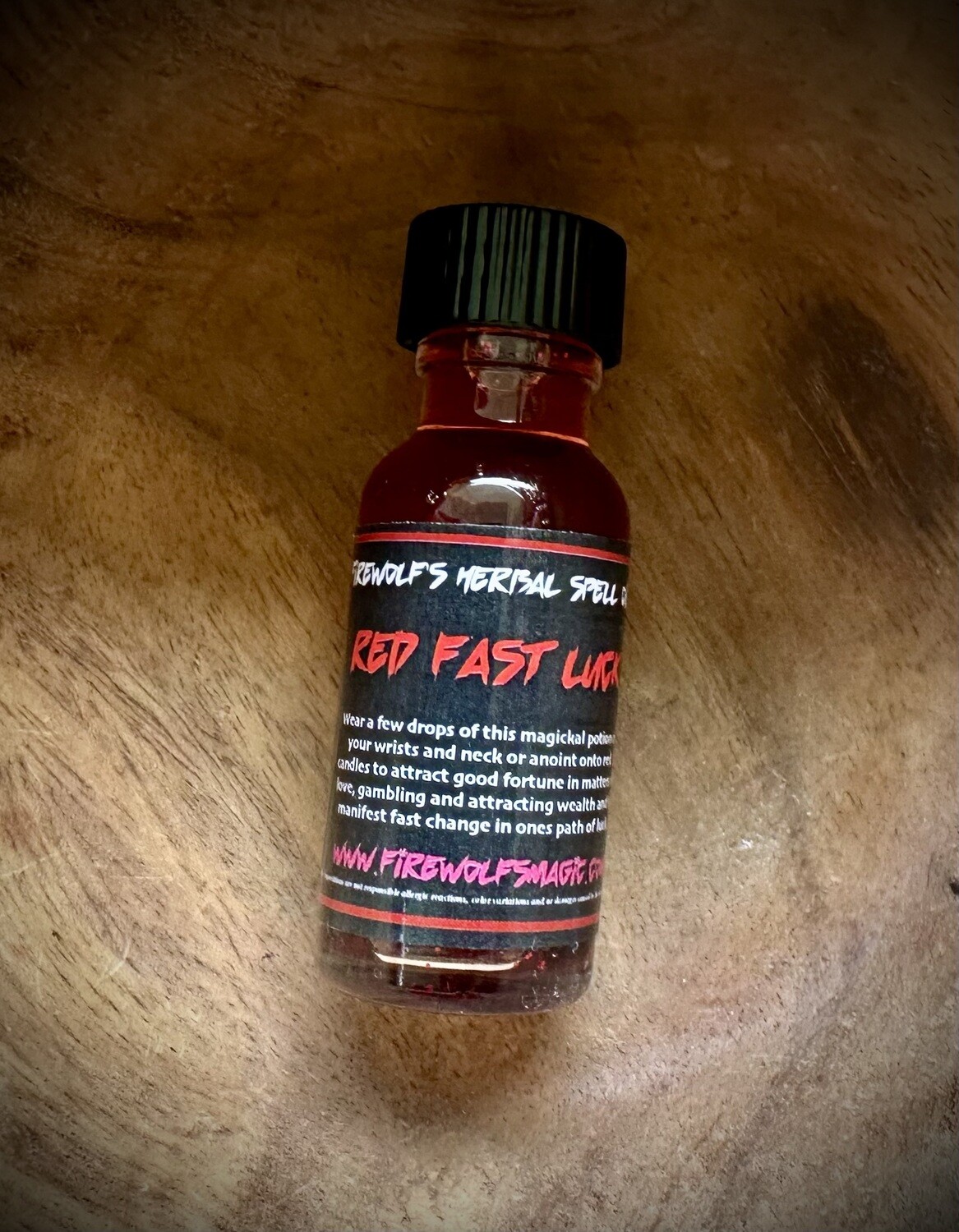 RED FAST LUCK MAGICK Ritual Oil