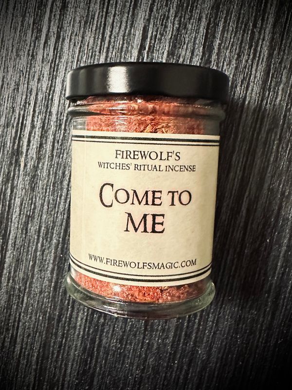 COME TO ME Witches' Ritual Incense