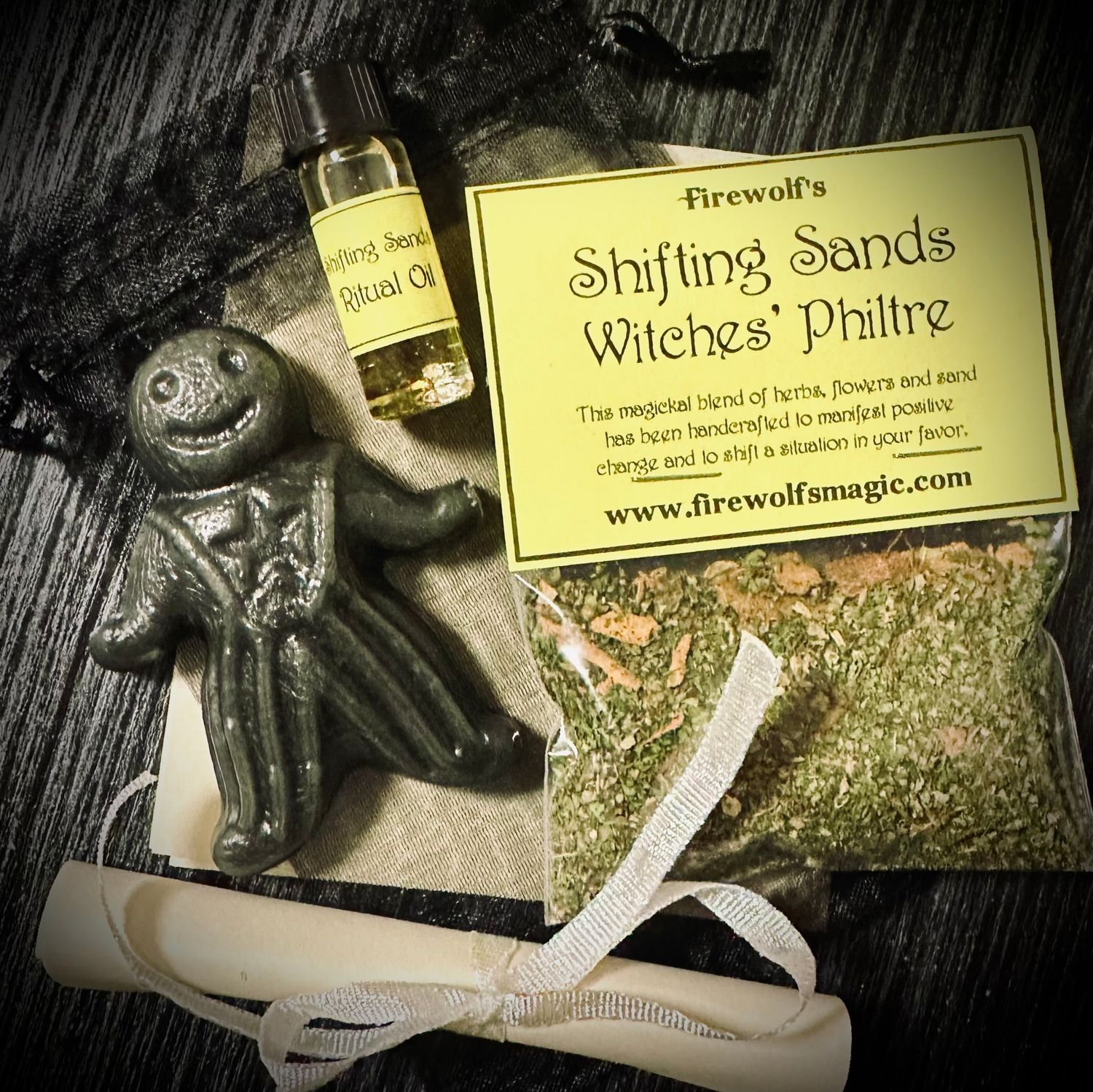 SHIFTING SANDS MAGICK Wax Poppet Ritual Kit