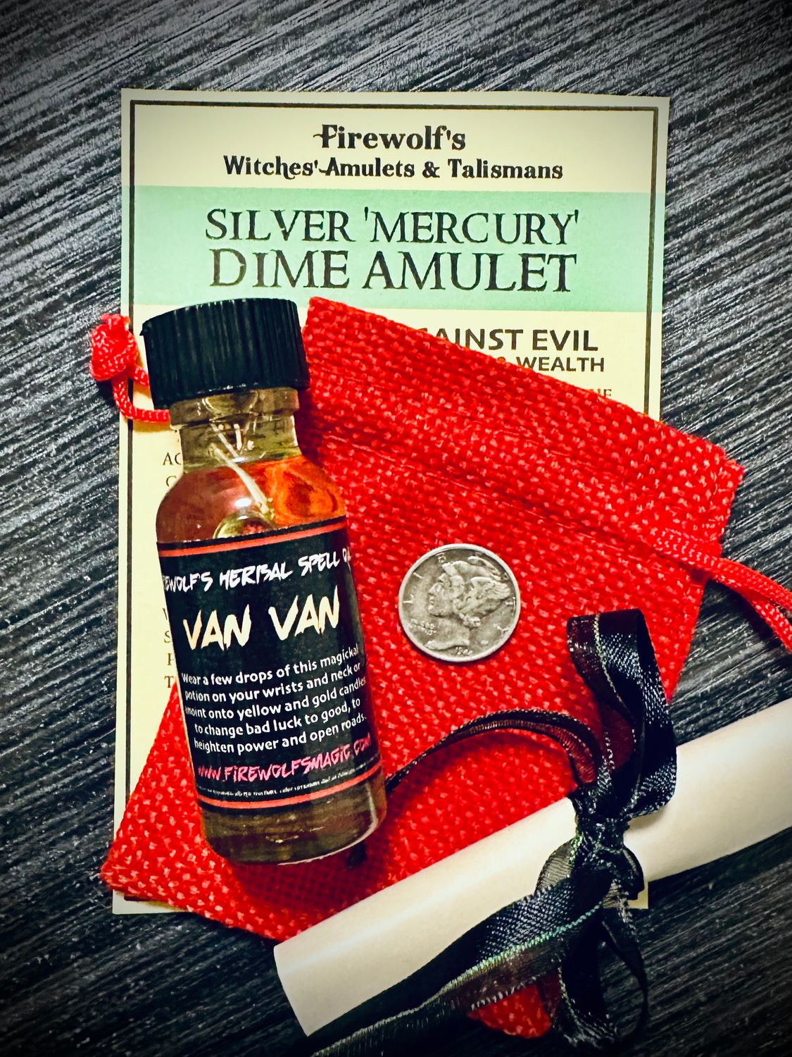 SILVER ‘MERCURY’ DIME Amulet Kit