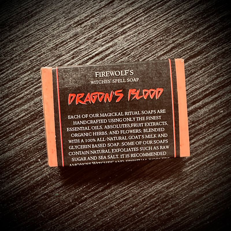 DRAGON’S BLOOD Witches’ Magick Soap