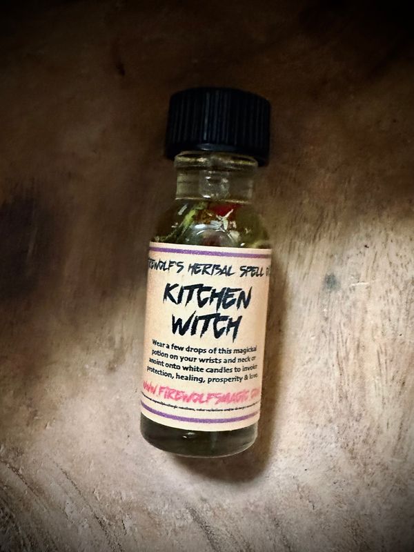 KITCHEN WITCH MAGICK Ritual Oil