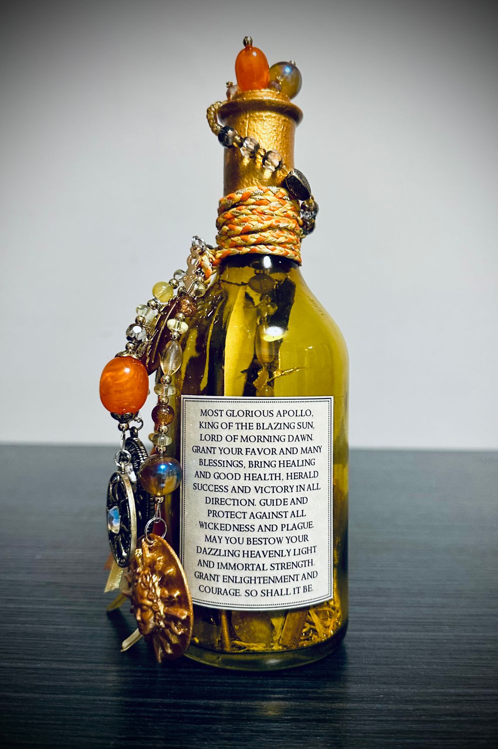 APOLLO HEALING & VICTORY Witches’ Spell Bottle
