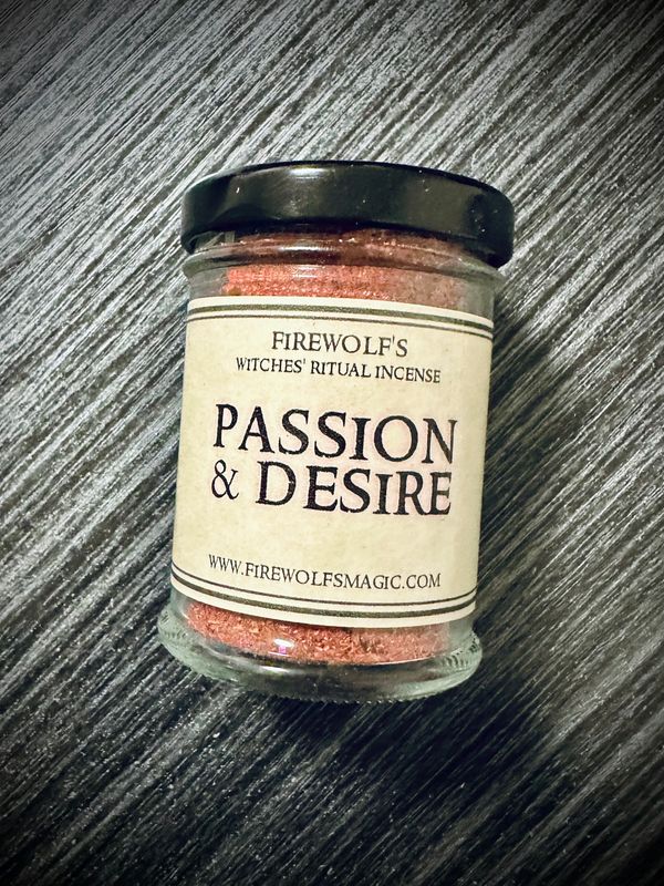 PASSION & LUST MAGICK Witches' Ritual Incense