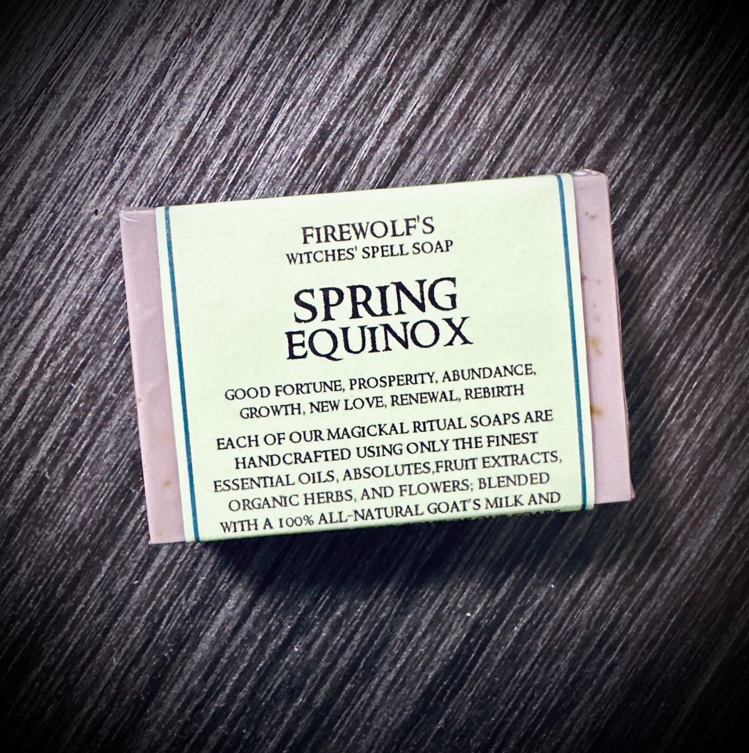 SPRING EQUINOX  MAGICK Ritual Soap