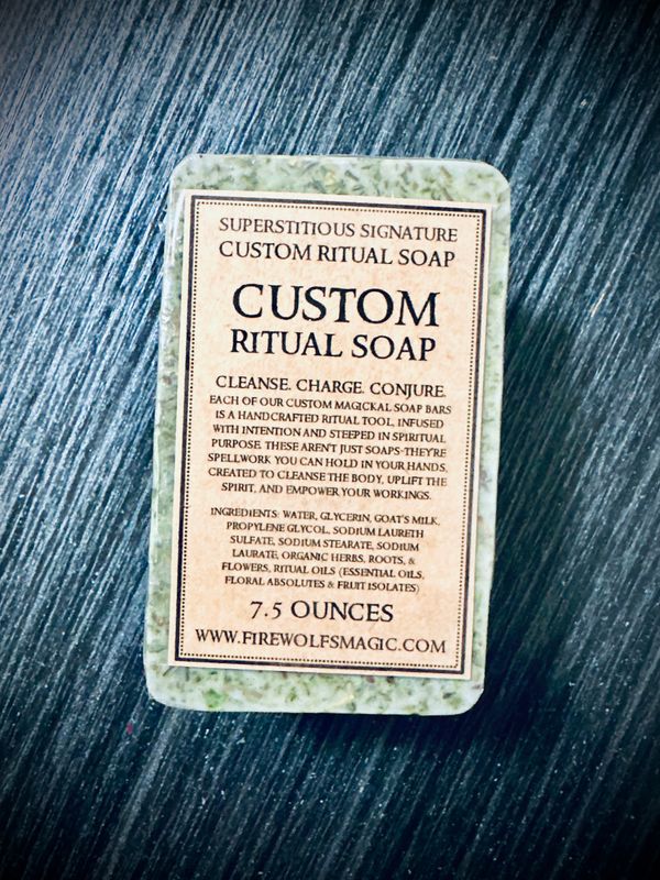 Custom Magick Ritual Soap