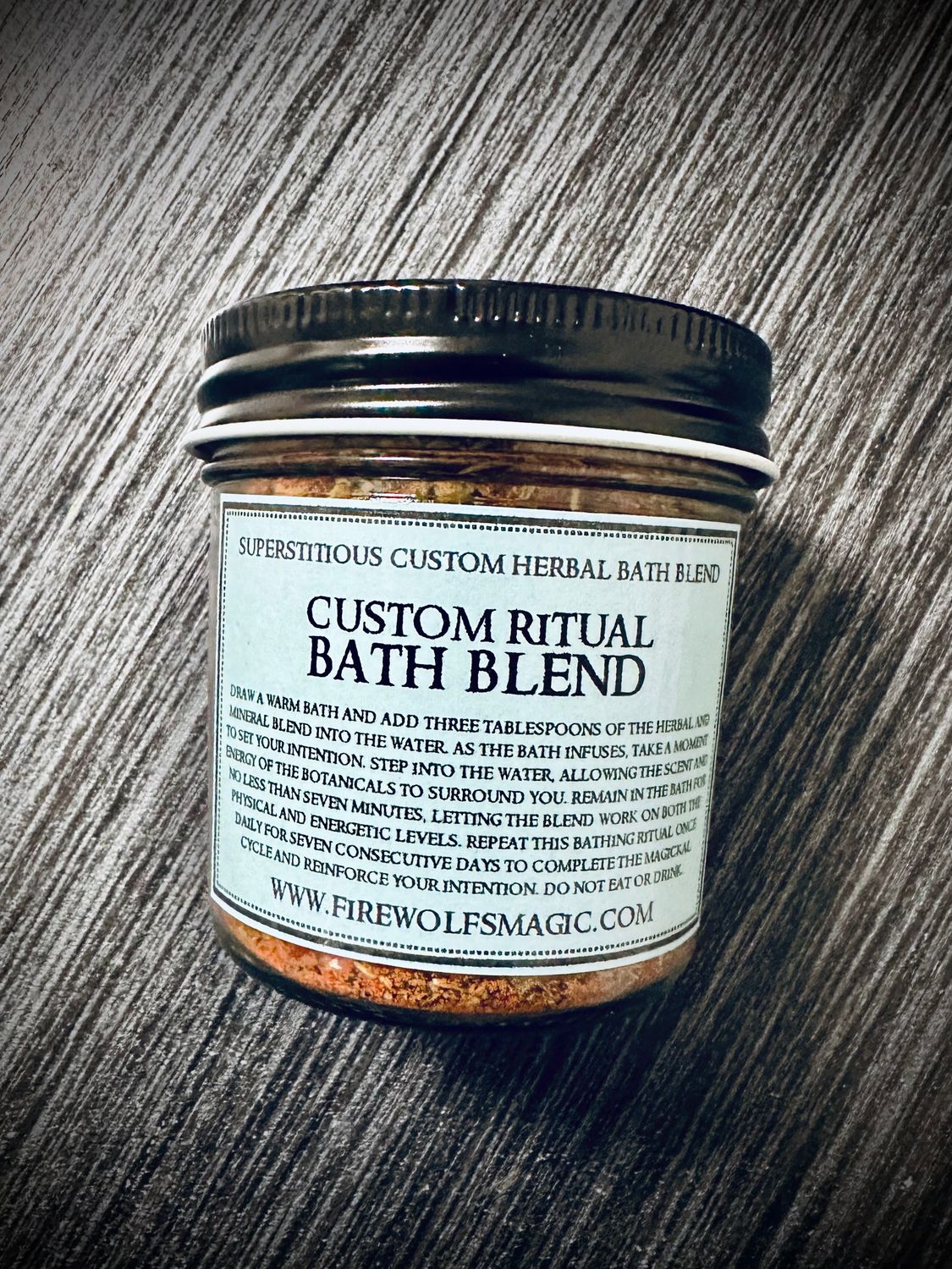 Custom Ritual Herb & Mineral Bath