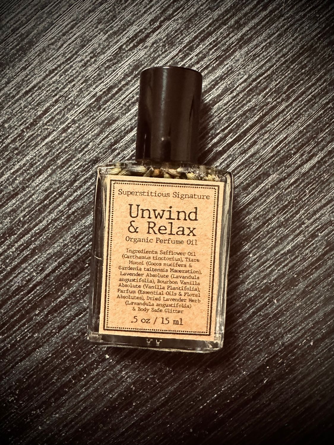 UNWIND & RELAX Organic Perfume Oil