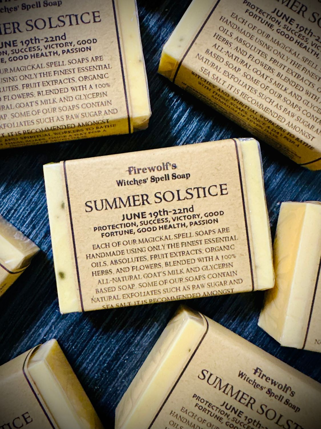 SUMMER SOLSTICE MAGICK Witches' Soap