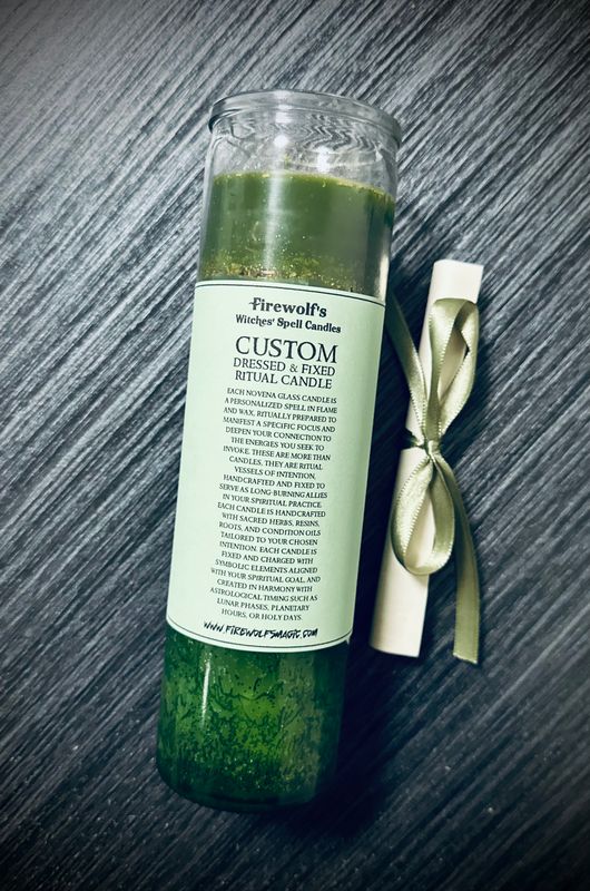 Custom Dressed & Fixed Novena Candles