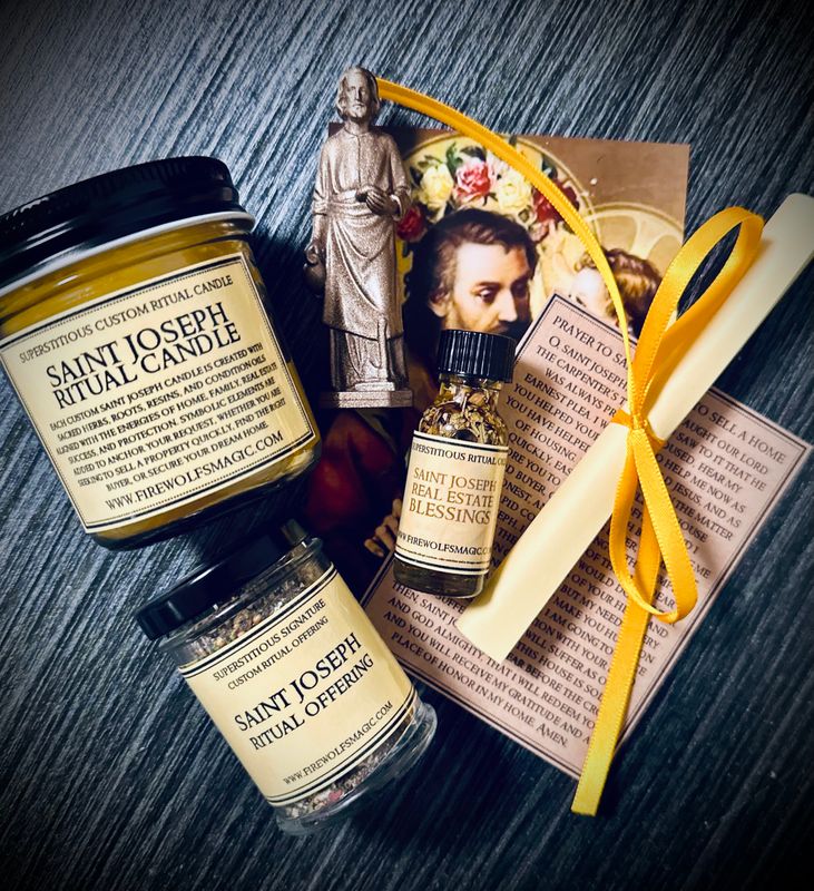Custom Saint Joseph Real Estate Blessing Kit