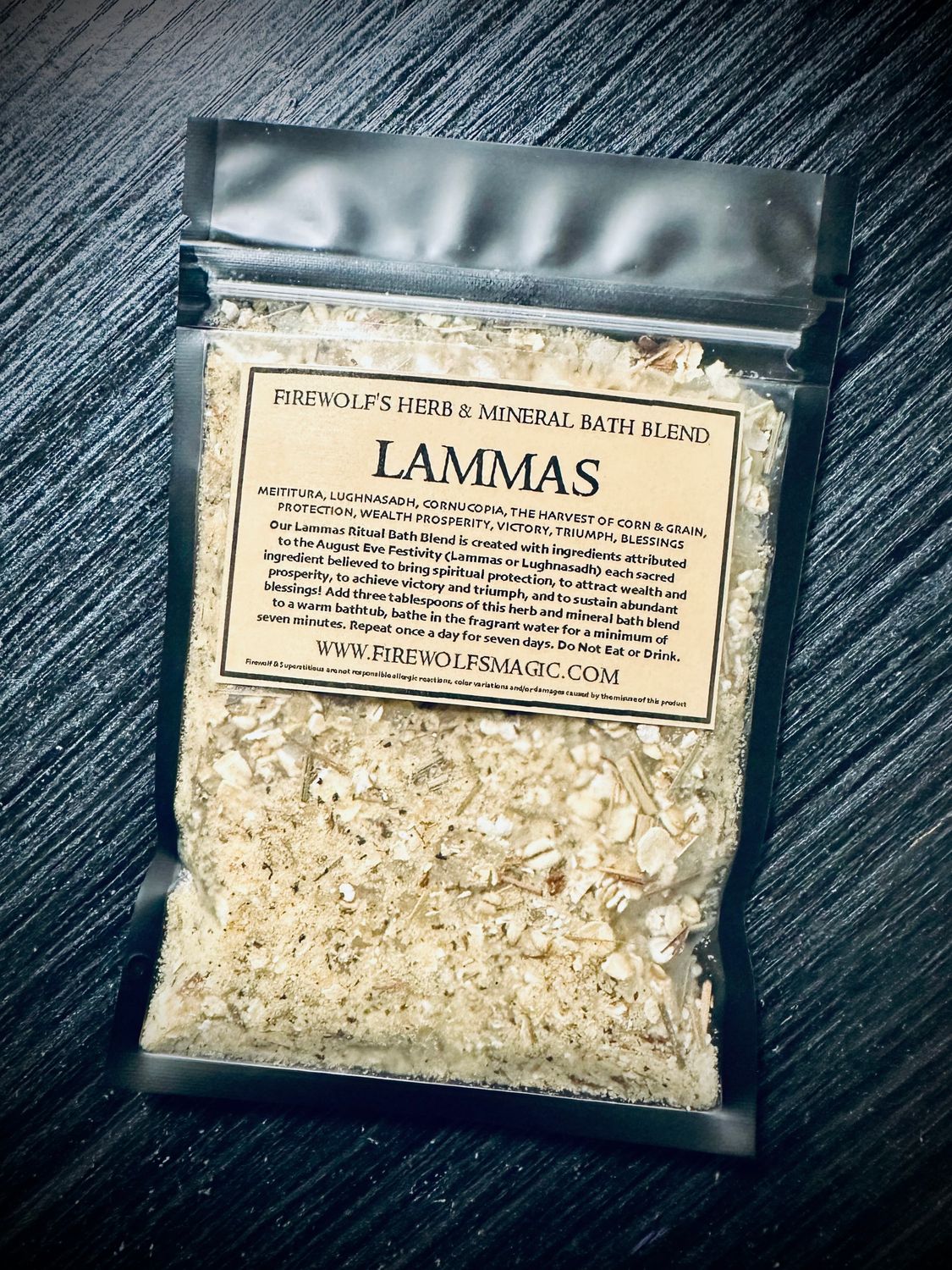 LAMMAS MAGICK Ritual Bath
