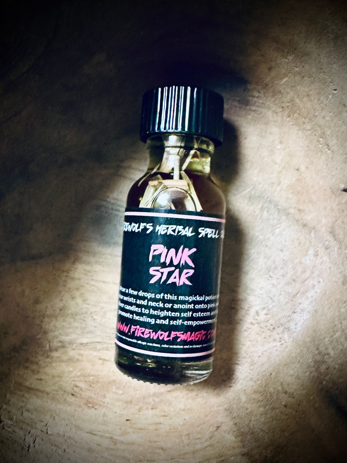 PINK STAR MAGICK Ritual Oil