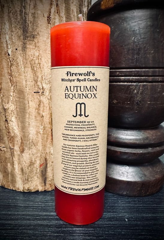AUTUMN EQUINOX MAGICK Pillar Candle