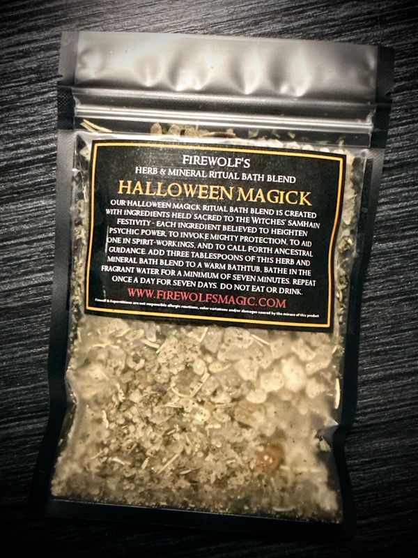 HALLOWEEN MAGICK Ritual Bath Blend