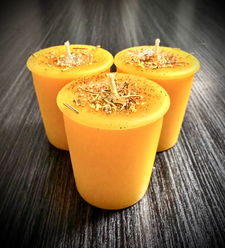JOY & HAPPINESS MAGICK Votive Candles (Set of 3) JOY & HAPPINESS MAGICK Votive Candles (Set of 3)