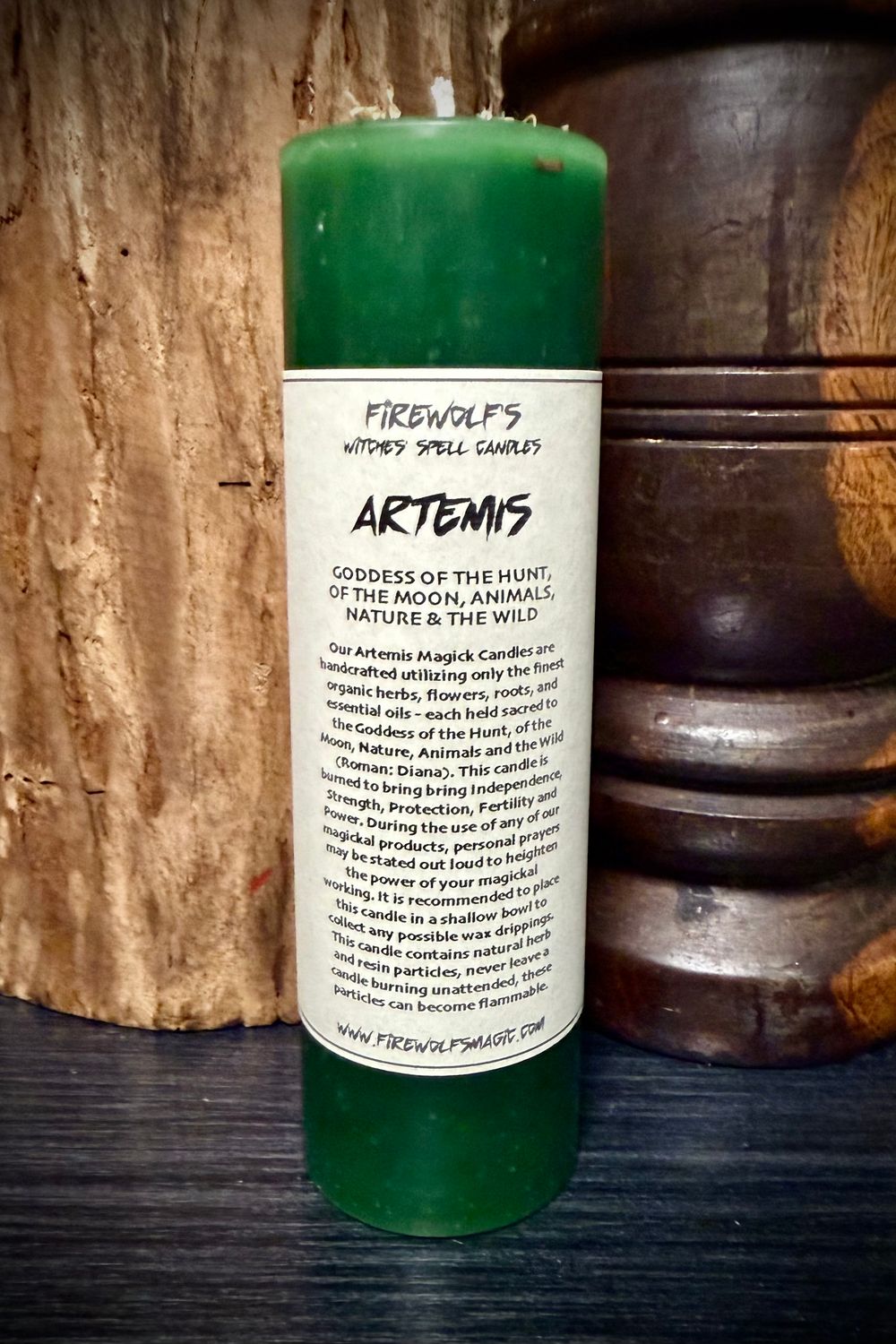ARTEMIS MAGICK Pillar Candle ARTEMIS MAGICK Pillar Candle