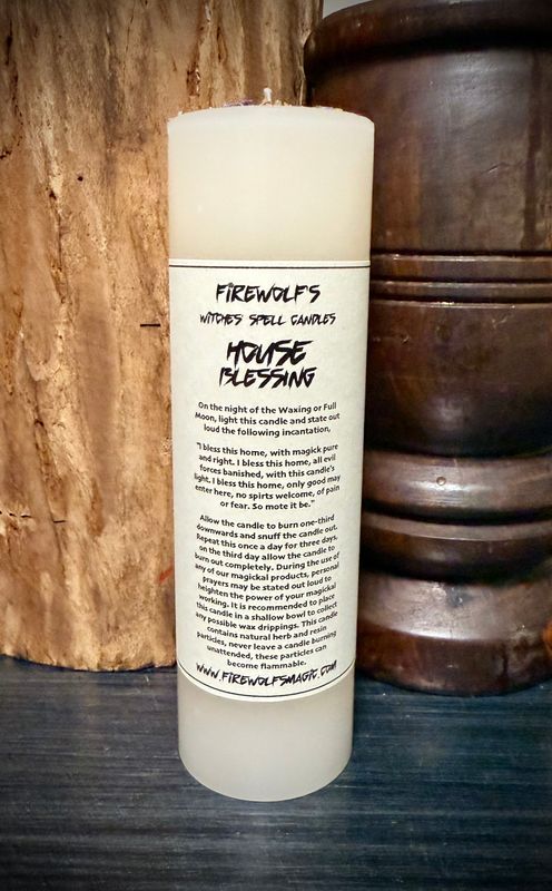 HOUSE BLESSING MAGICK Pillar Candle HOUSE BLESSING MAGICK Pillar Candle