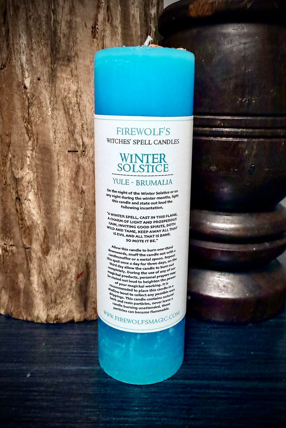 WINTER SOLSTICE MAGICK Pillar Candle