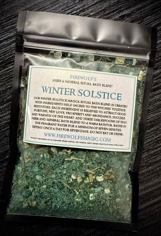 WINTER SOLSTICE Ritual Bath Blend WINTER SOLSTICE Ritual Bath Blend