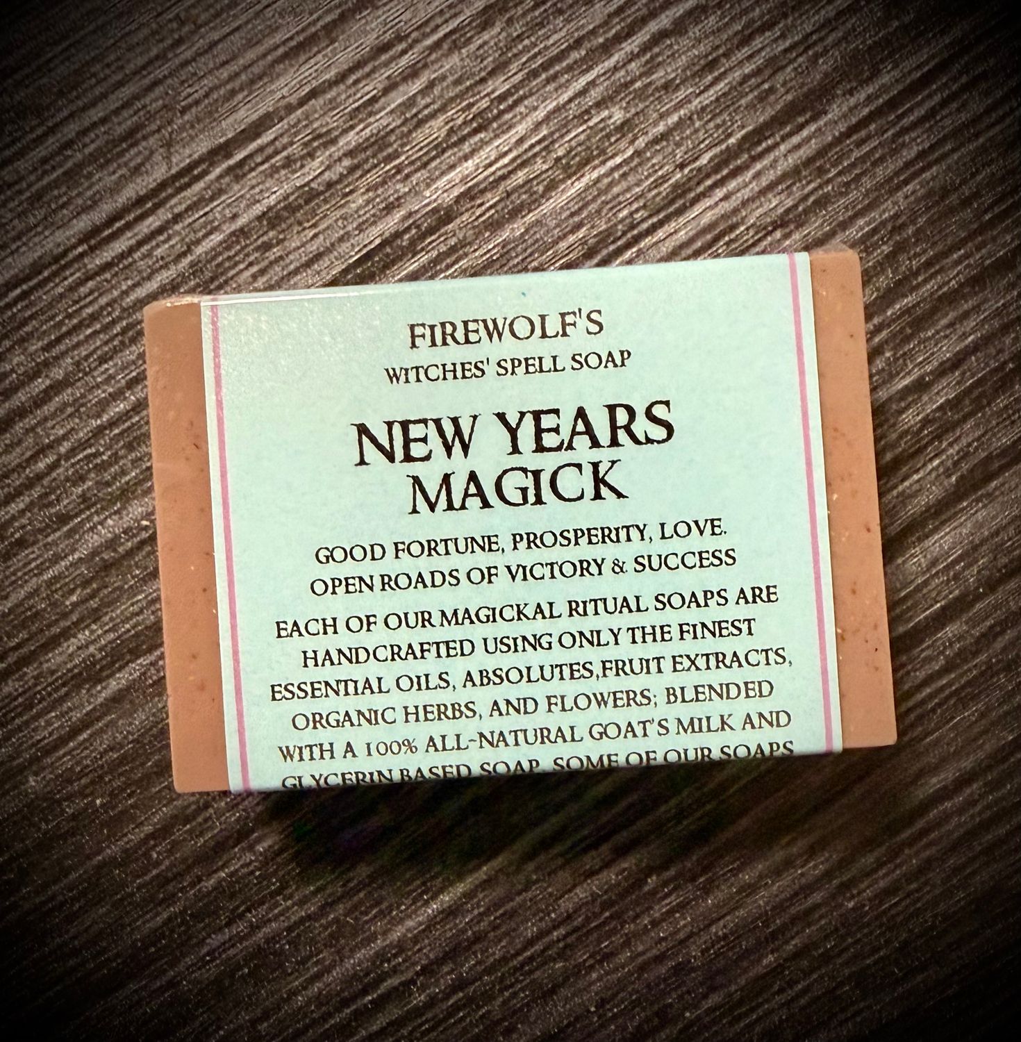 NEW YEAR’S MAGICK Ritual Soap