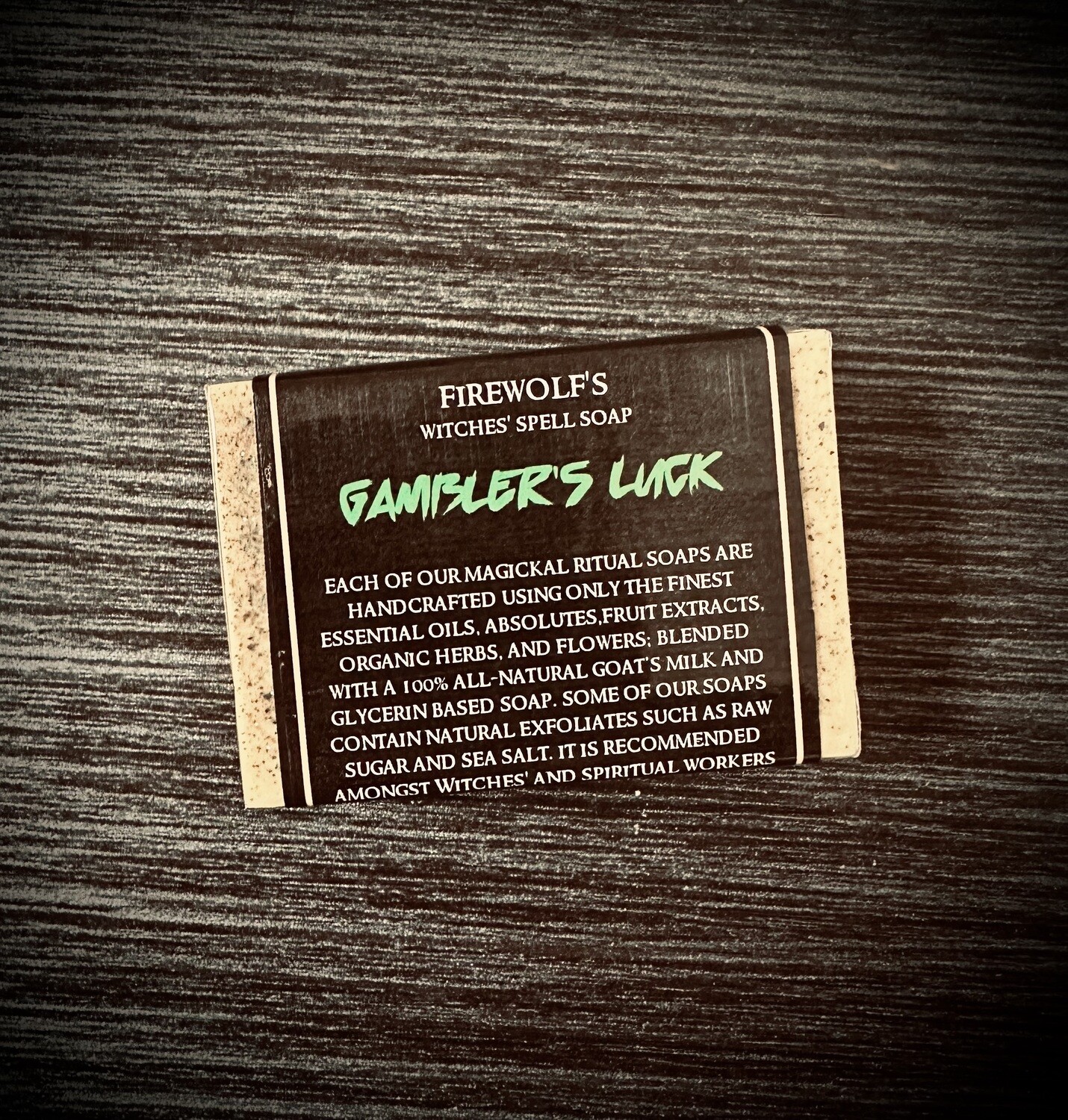 GAMBLER'S LUCK Witches' Magick Soap GAMBLER'S LUCK Witches' Magick Soap