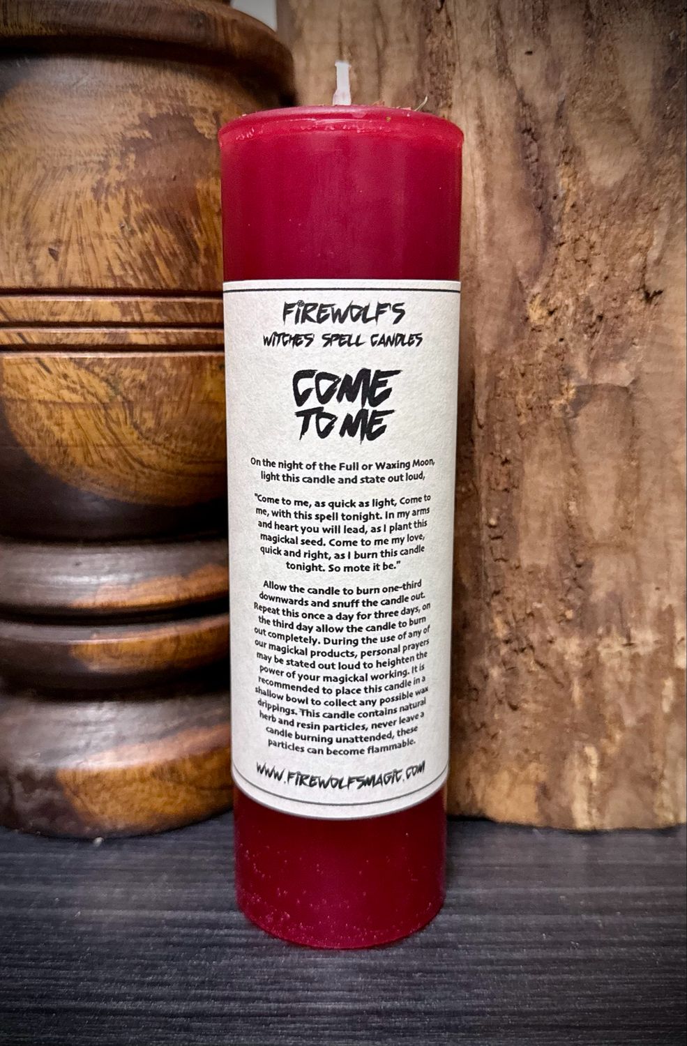 COME TO ME MAGICK Pillar Candle COME TO ME MAGICK Pillar Candle