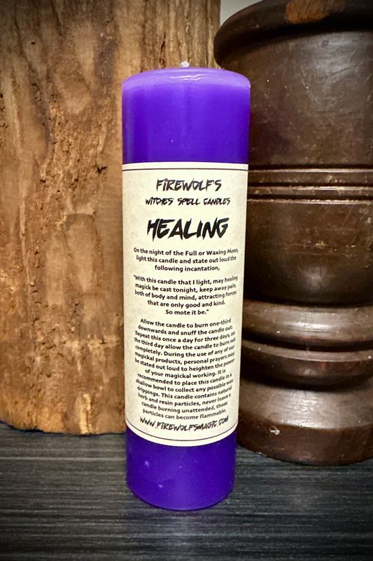 HEALING MAGICK Pillar Candle HEALING MAGICK Pillar Candle