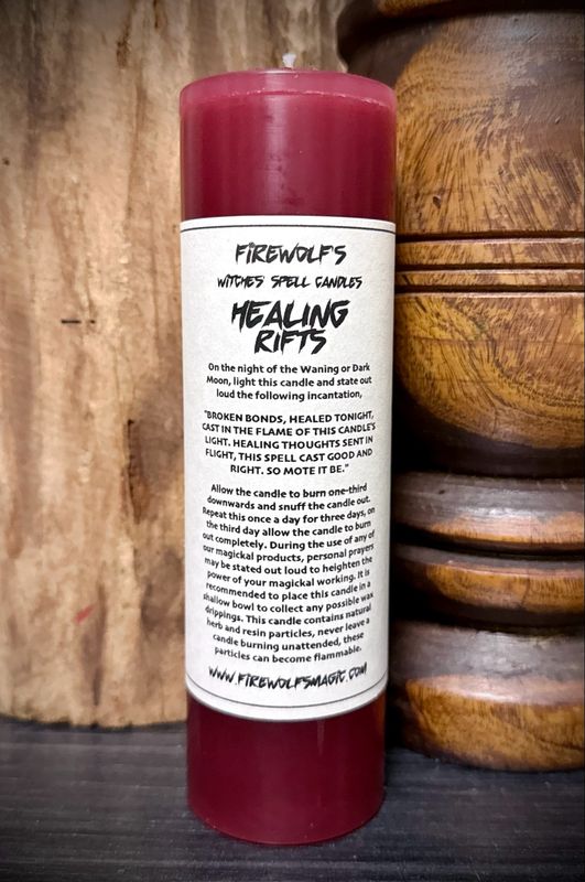 HEALING RIFTS MAGICK Pillar Candle HEALING RIFTS MAGICK Pillar Candle