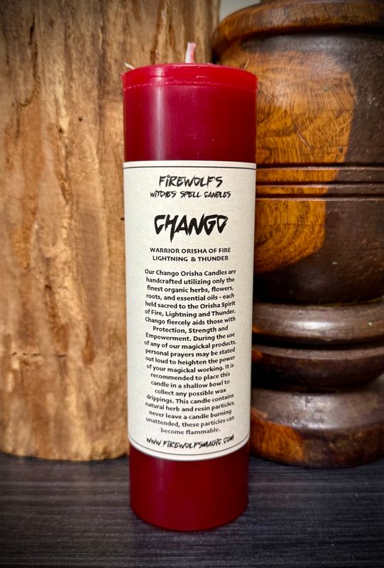 CHANGO - Orisha Pillar Candle