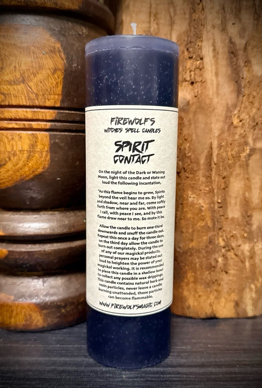 SPIRIT CONTACT Ritual Pillar Candle SPIRIT CONTACT Ritual Pillar Candle