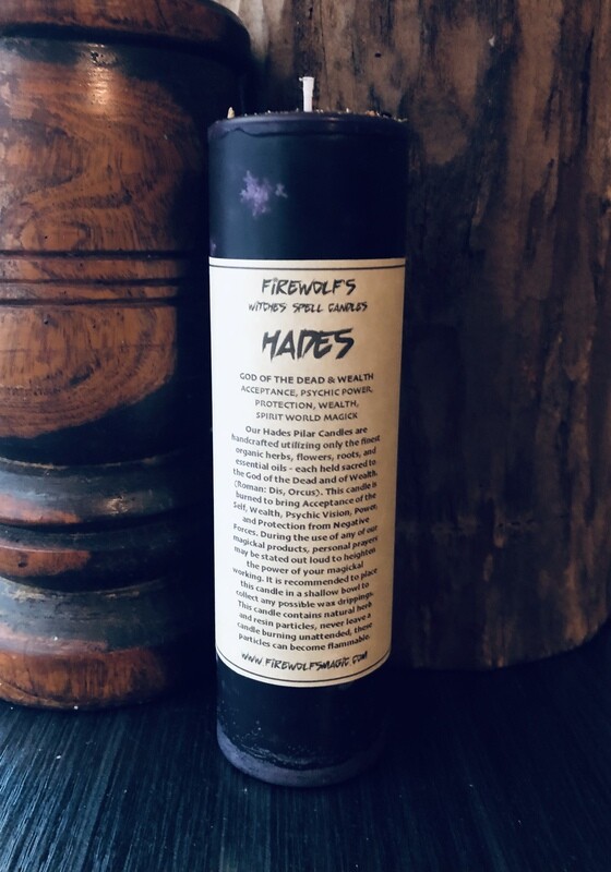 HADES MAGICK Pillar Candle HADES MAGICK Pillar Candle