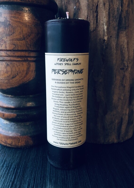 PERSEPHONE MAGICK Pillar Candle PERSEPHONE MAGICK Pillar Candle