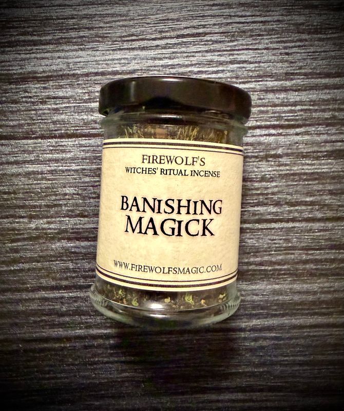 BANISHING MAGICK Witches' Ritual Incense
