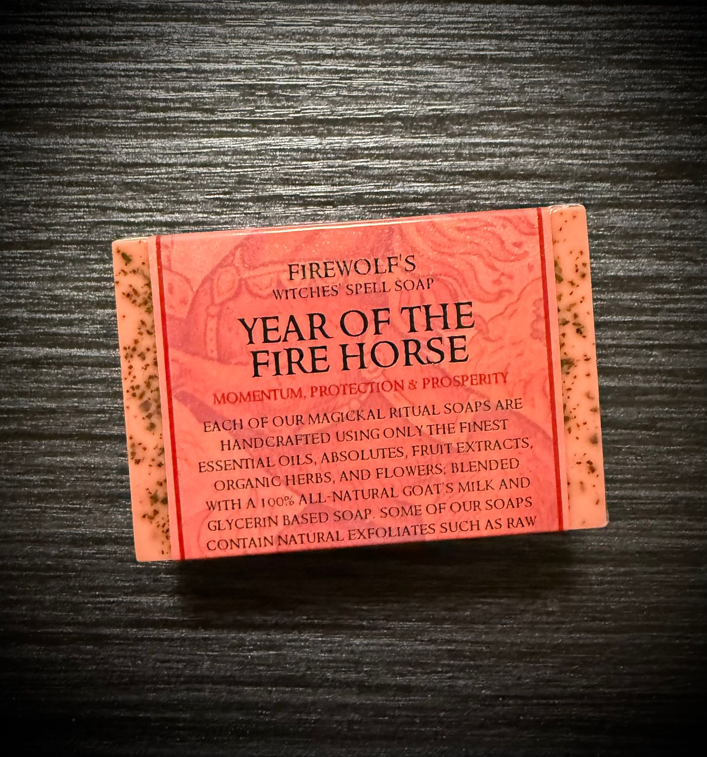 YEAR OF THE FIRE HORSE MAGICK Ritual Soap