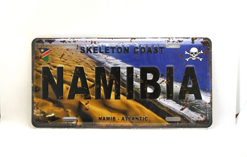 Blechschild "Skeleton Coast"