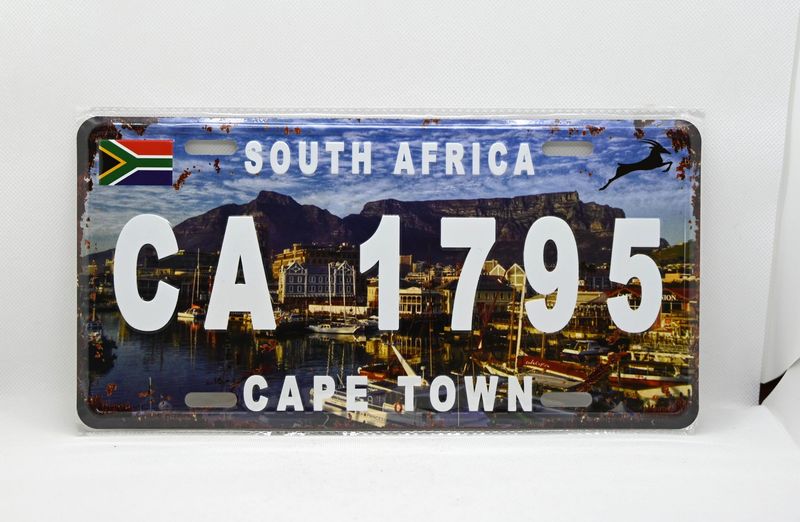 Blechschild "CAPE TOWN" Südafrika