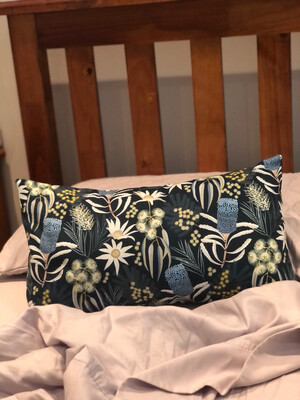 Navy Native Rectangle Cushion Cover