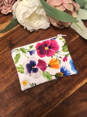 Pansies Coin Pouch