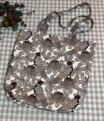 Monochrome Cockatoos Tote Bag