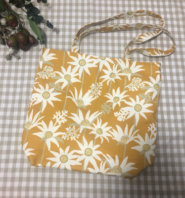 Flannel Flowers Tote Bag