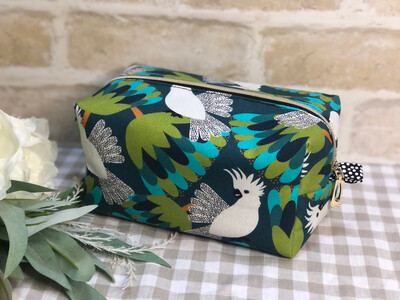 Cockatoo Boxy Pouch - Large