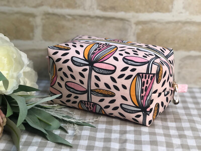 Tulips Boxy Pouch - Large