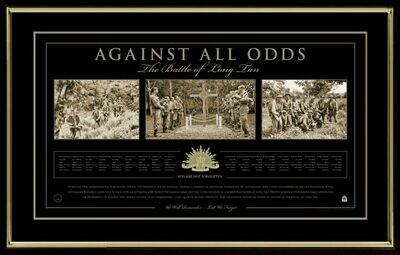 Against All Odds The Battle Of Long Tan Framed Print