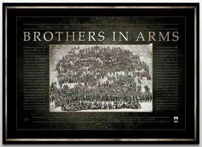 Brothers in Arms 11th Battalion Cheops Pyramid Egypt ANZAC